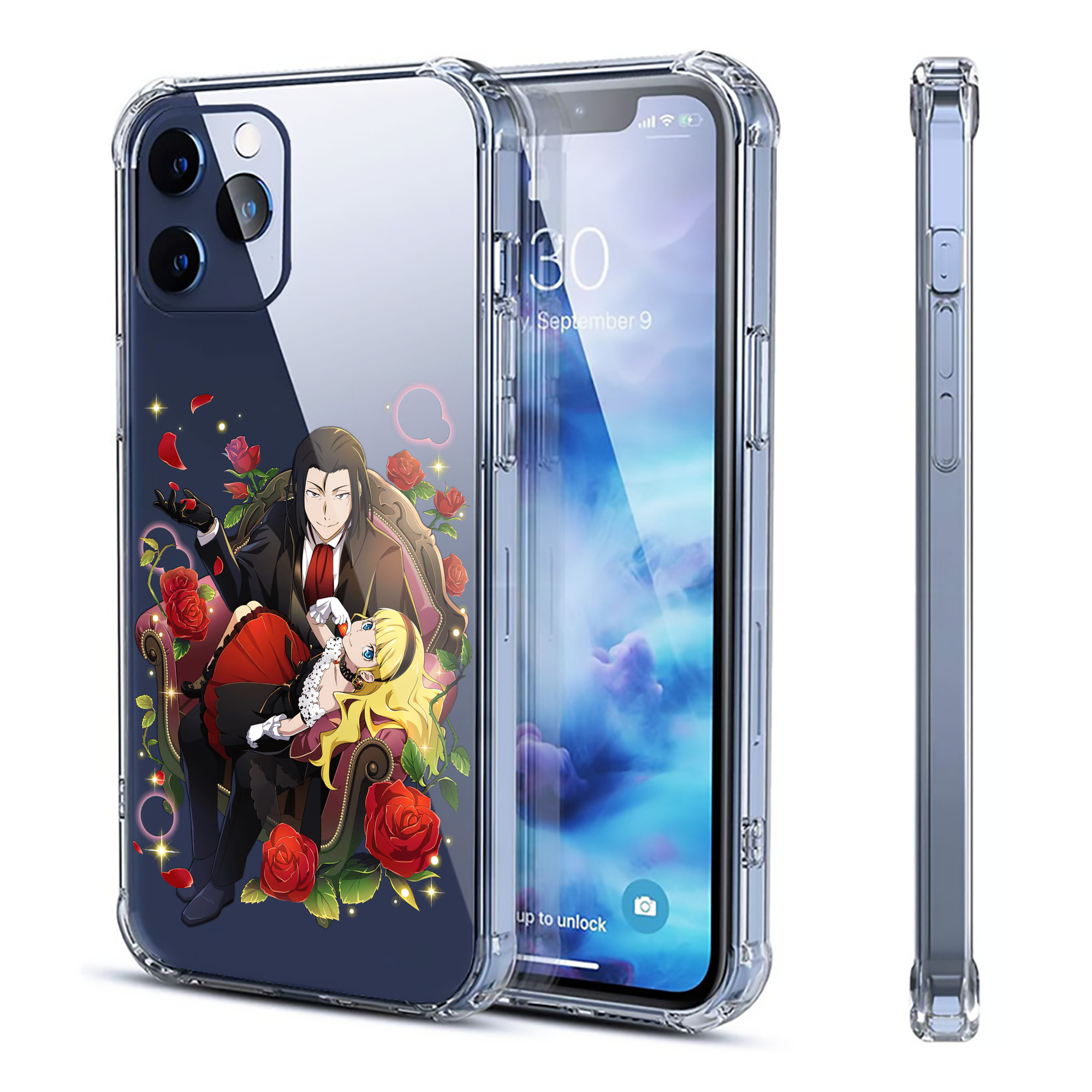 （画像用） 文豪ストレイドッグス Bungo Stray Dogs 【iPhone 12シリーズ対応】透明スマホケース（クリアソフトケース）
